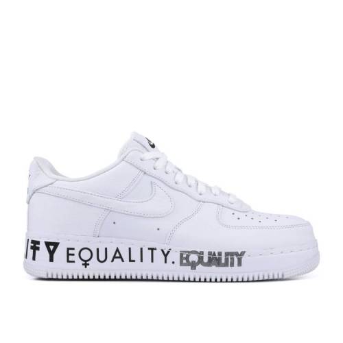 【 NIKE AIR FORCE 1 LOW CMFT 'EQUALITY' / WHITE WHITE BLACK 】 白色 ホワイト 黒色 ブラック エアフォース スニーカー メンズ ナイキ