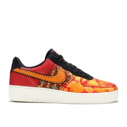 【 NIKE AIR FORCE 1 LOW PREMIUM 'CHINESE NEW YEAR' / GYM RED ORANGE BLACK CANYON GOLD 】 プレミアム 赤 レッド 橙 オレンジ 黒色 ブラック ゴールド エアフォース スニーカー メンズ ナイキ