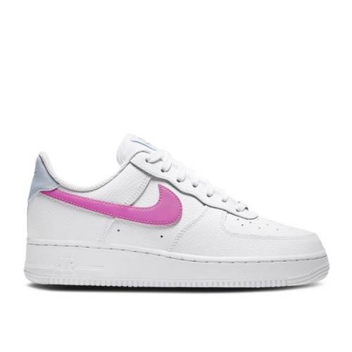【 NIKE WMNS AIR FORCE 1 LOW 'FIRE PINK' / WHITE FIRE PINK HYDROGEN BLUE 】 白色 ホワイト ファイア ピンク 青色 ブルー エアフォース スニーカー レディース ナイキ