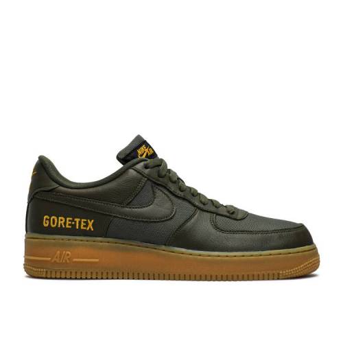 【 NIKE GORE-TEX X AIR FORCE 1 LOW 'MEDIUM OLIVE' / MEDIUM OLIVE SEQUOIA GOLD BLACK 】 ゴアテックス オリーブ ゴールド 黒色 ブラック エアフォース スニーカー メンズ ナイキ｜スニケス