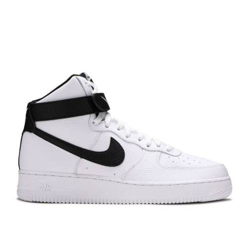 【 NIKE AIR FORCE 1 '07 HIGH 'WHITE BLACK' / WHITE BLACK 】 ハイ 白色 ホワイト 黒色 ブラック エアフォース スニーカー メンズ ナイキ|スニケス