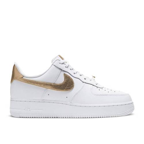 【 NIKE AIR FORCE 1 '07 LV8 'GOLD FOIL SWOOSH' / WHITE METALLIC GOLD WHITE 】 白色 ホワイト ゴールド エアフォース スニーカー メンズ ナイキ