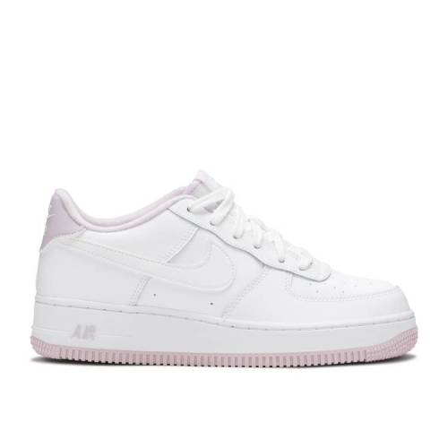 【 NIKE AIR FORCE 1 GS 'WHITE ICED LILAC' / WHITE WHITE ICED LILAC 】 白色 ホワイト エアフォース ジュニア キッズ ベビー マタニティ スニーカー ナイキ|スニケス