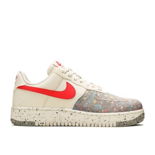 【 NIKE WMNS AIR FORCE 1 CRATER \u0027SIREN RED\u0027 / SUMMIT WHITE SUMMIT WHITE SIREN 】 白いこと 白いこと 空軍 スニーカー レディース ナイキ