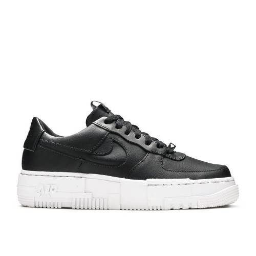 【 NIKE WMNS AIR FORCE 1 PIXEL 'BLACK' / BLACK WHITE BLACK BLACK 】 黒色 ブラック 白色 ホワイト エアフォース スニーカー レディース ナイキ
