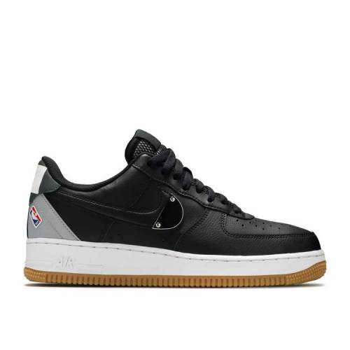 【 NIKE NBA X AIR FORCE 1 '07 LV8 'BLACK WOLF GREY' / BLACK WOLF GREY DARK GREY BLACK 】 黒色 ブラック 灰色 グレー エアフォース スニーカー メンズ ナイキ|スニケス