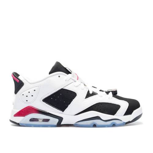 【 AIR JORDAN JORDAN 6 RETRO LOW GG 'FUCHSIA' / WHITE SPORT FUCHSIA BLACK 】 ナイキ 白色 ホワイト 黒色 ブラック エアジョーダン ジュニア キッズ ベビー マタニティ スニーカー|スニケス