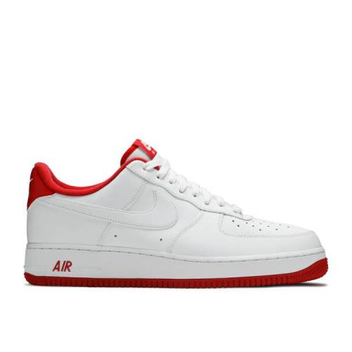 【 NIKE AIR FORCE 1 LOW 'UNIVERSITY RED' / WHITE UNIVERSITY RED 】 白色 ホワイト 赤 レッド エアフォース スニーカー メンズ ナイキ
