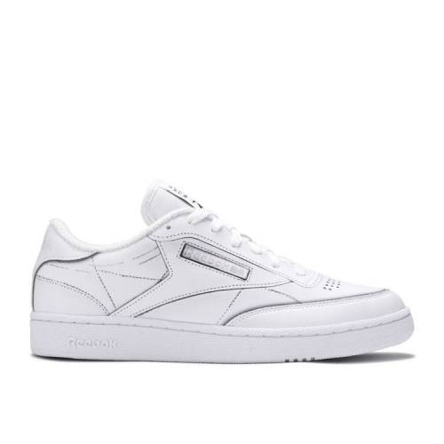 リーボック Reebok リーボック ソサエティ 白み 白人種 墨ぞめ 墨染め White スニーカー メンズ Reebok Maison Margiela X Club C White Black Pghintheround Com