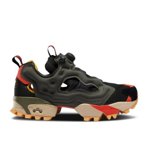 【 REEBOK INSTAPUMP FURY TRAIL 'POPLAR GREEN BLACK' / POPLAR GREEN BLACK CAROTENE 】 リーボック 緑 グリーン 黒色 ブラック インスタポンプフューリー スニーカー メンズ｜スニケス