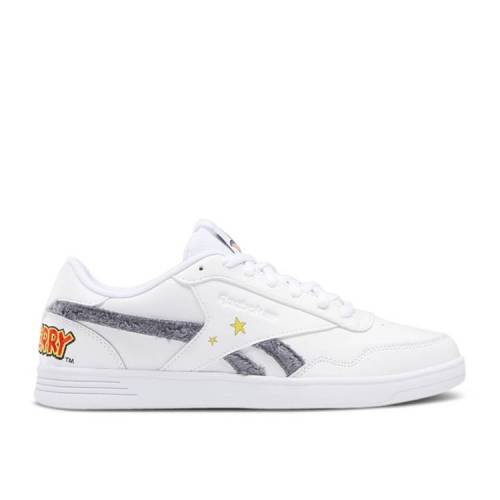 【 REEBOK TOM \u0026 JERRY X CLUB MEMT FUR CHEESE / WHITE COLD GREY BRIGHT YELLOW 】 リーボック クラブ 白色 ホワイト 灰色 グレー 黄色 イエロー スニーカー メンズ