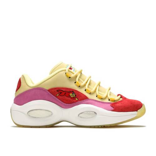 【 REEBOK BBC ICE CREAM X QUESTION LOW 'YELLOW RED' / YELLOW RED PINK 】 リーボック クリーム クエスチョン 黄色 イエロー 赤 レッド ピンク アイスクリーム スニーカー メンズ|スニケス