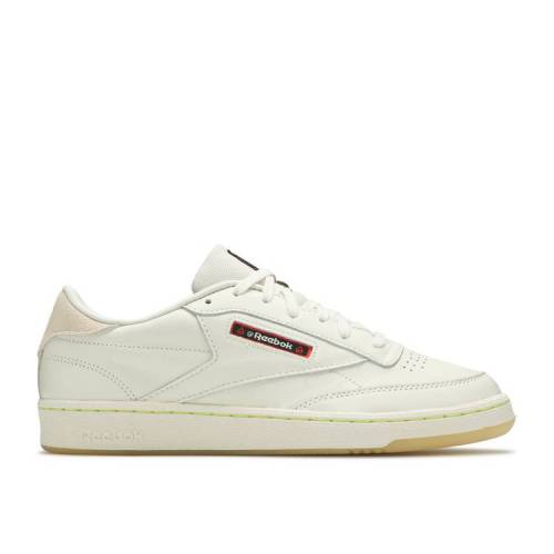 【 REEBOK HOT ONES X CLUB C 85 'SCOVILLE LEVELS' / CLASSIC WHITE PAPER WHITE 】 リーボック クラブ クラシック 白色 ホワイト スニーカー メンズ｜スニケス