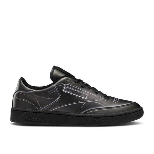 【 REEBOK MAISON MARGIELA X CLUB C 'BLACK' / TRUE GREY 8 WHITE BLACK 】 リーボック クラブ 灰色 グレー 白色 ホワイト 黒色 ブラック スニーカー メンズ