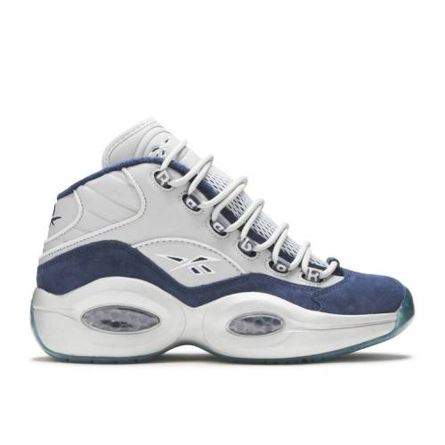 【 REEBOK QUESTION MID 'DALLAS COWBOYS' / VECTOR NAVY SILVER METALLIC 】 リーボック クエスチョン ミッド 紺色 ネイビー 銀色 シルバー クエスチョンミッド 'ダラス カウボーイズ' スニーカー メンズ