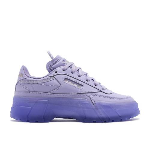 【 REEBOK CARDI B X CLUB C J 'CRISP PURPLE' / CRISP PURPLE CRISP PURPLE CRISP 】 リーボック クラブ 紫 パープル ジュニア キッズ ベビー マタニティ スニーカー｜スニケス