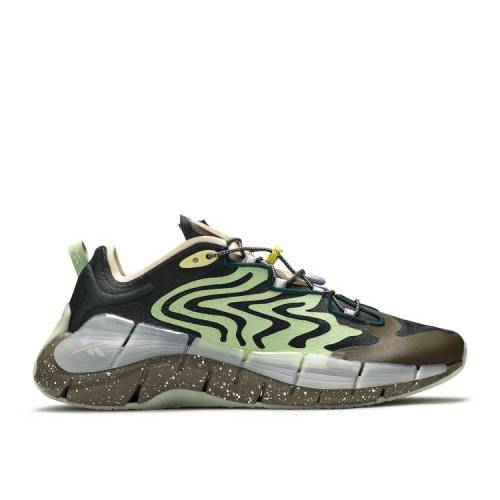 【 REEBOK BRAIN DEAD X ZIG KINETICA 2 'MAD SCIENCE - ALOE GREEN' / TRUE GREY 8 TERRAIN GREY ALOE 】 リーボック ジグ 灰色 グレー スニーカー メンズ