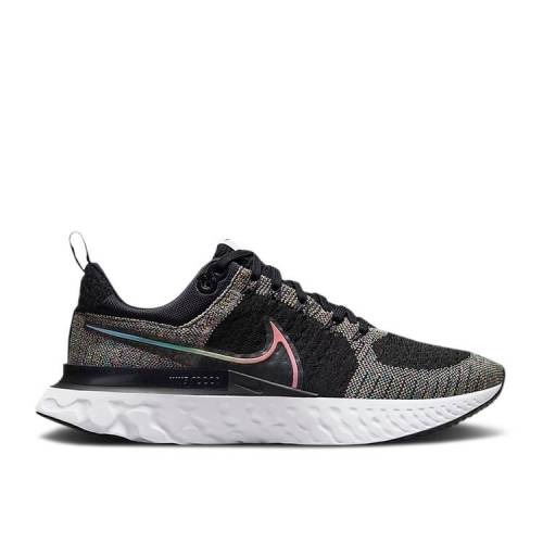 【 NIKE REACT INFINITY RUN FLYKNIT 2 \u0027BE TRUE\u0027 / BLACK 】 リアクト 幽客 飛球編み物 黒いこと 黒いこと スニーカー メンズ ナイキ
