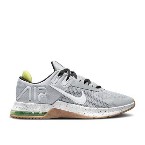 【 NIKE AIR MAX ALPHA TRAINER 4 'LIGHT SMOKE GREY LIMELIGHT' / LIGHT SMOKE GREY DARK SMOKE GREY 】 マックス アルファ トレーナー 灰色 グレー エアマックス スニーカー メンズ ナイキ