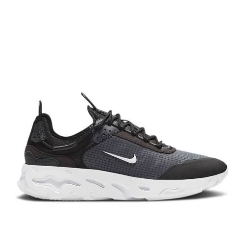 【 NIKE REACT LIVE \u0027BLACK\u0027 / BLACK DARK SMOKE GREY WHITE 】 リアクト 黒いこと 黒いこと 薄墨色 薄墨色 白いこと 白いこと スニーカー メンズ ナイキ