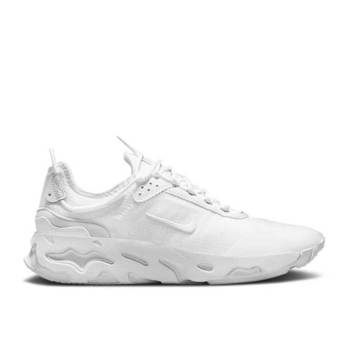 【 NIKE REACT LIVE 'WHITE' / WHITE PURE PLATINUM WHITE 】 リアクト 白色 ホワイト ピュア プラチナム スニーカー メンズ ナイキ