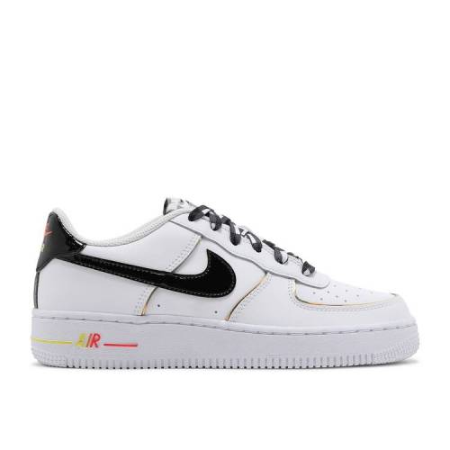 【 NIKE AIR FORCE 1 '07 LV8 GS 'FRESH' / WHITE BLACK BRIGHT CRIMSON LIGHT 】 白色 ホワイト 黒色 ブラック クリムゾン エアフォース ジュニア キッズ ベビー マタニティ スニーカー ナイキ|スニケス