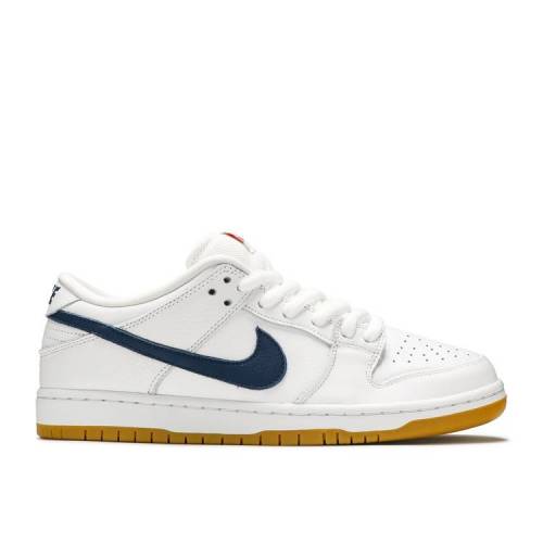 【 NIKE DUNK LOW PRO ISO SB 'ORANGE LABEL - WHITE NAVY' / WHITE NAVY WHITE SAFETY ORANGE 】 ダンク プロ エスビー 白色 ホワイト 紺色 ネイビー 橙 オレンジ ダンクロー スニーカー メンズ ナイキ