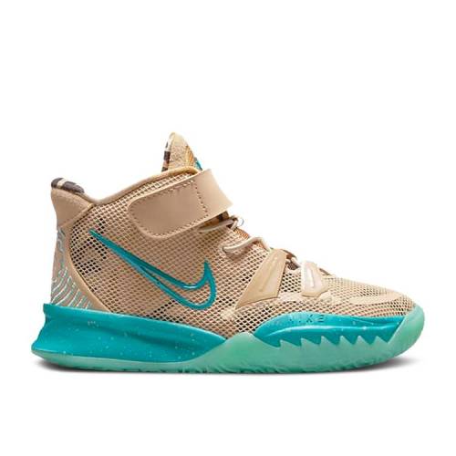 【 NIKE KYRIE 7 PS 'RIPPLE' / GRAIN TROPICAL TWIST FAUNA BROWN 】 カイリー 茶色 ブラウン ジュニア キッズ ベビー マタニティ スニーカー ナイキ|スニケス