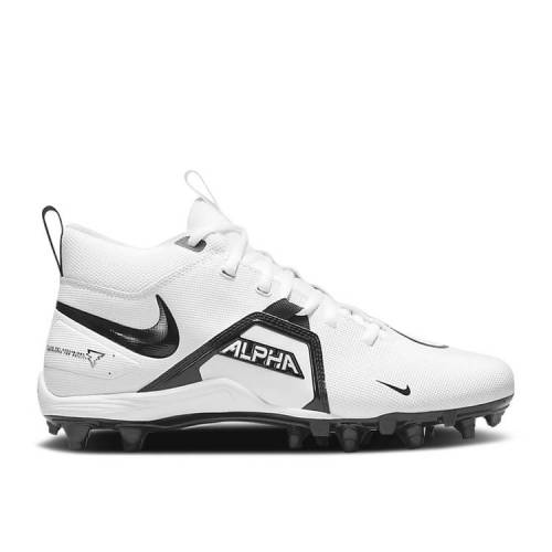【 NIKE ALPHA MENACE VARSITY 3 WHITE BLACK / WHITE BLACK 】 アルファ 白色 ホワイト 黒色 ブラック スニーカー メンズ ナイキ