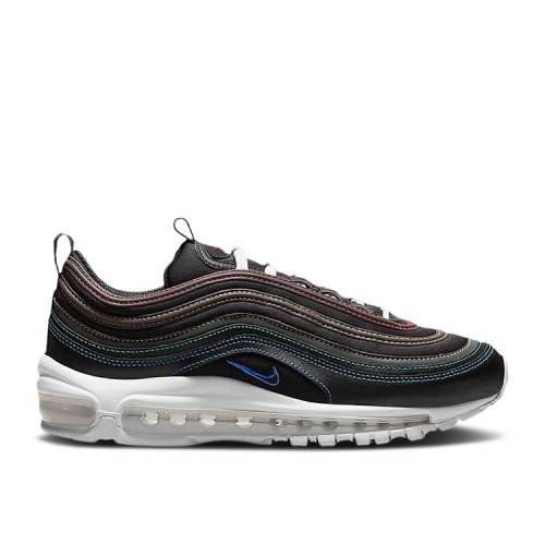 【 NIKE WMNS AIR MAX 97 'BLACK' / BLACK STADIUM GREEN OPTI YELLOW 】 マックス 黒色 ブラック スタジアム 緑 グリーン 黄色 イエロー エアマックス スニーカー レディース ナイキ