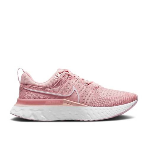 【 NIKE WMNS REACT INFINITY RUN FLYKNIT 2 'PINK GLAZE' / PINK GLAZE PINK FOAM WHITE 】 リアクト ラン フライニット ピンク 白色 ホワイト スニーカー レディース ナイキ|スニケス