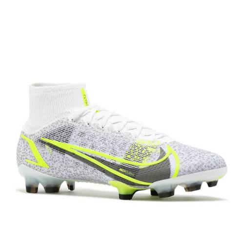 ナイキ Nike エリート ホワイト 白人 しろがね色 シルバー 黒いこと ニグロ White Volt スニーカー メンズ Silver Nike Mercurial Superfly 8 Elite Fg White Metallic Volt Black Onpointchiro Com