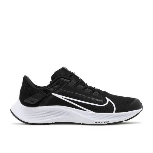 【 NIKE WMNS AIR ZOOM PEGASUS 38 FLYEASE 'BLACK WHITE' / BLACK ANTHRACITE VOLT WHITE 】 ズーム ペガサス 黒色 ブラック 白色 ホワイト ズームペガサス スニーカー レディース ナイキ