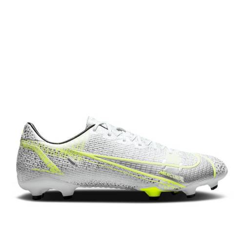 【 NIKE MERCURIAL VAPOR 14 ACADEMY FG MG 'METALLIC SILVER VOLT' / WHITE METALLIC SILVER VOLT BLACK 】 アカデミー 銀色 シルバー 白色 ホワイト 黒色 ブラック スニーカー メンズ ナイキ