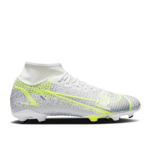 【 NIKE MERCURIAL SUPERFLY 8 ACADEMY MG \u0027METALLIC SILVER VOLT\u0027 / WHITE METALLIC SILVER VOLT BLACK 】 翰林院 しろがね色 しろがね色 白いこと 白いこと 黒いこと 黒いこと スニーカー メンズ ナイキ