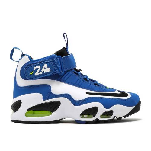 【 NIKE AIR GRIFFEY MAX 1 GS 'VARSITY ROYAL' 2021 / VARSITY ROYAL WHITE VOLT BLACK 】 グリフィー マックス 白色 ホワイト 黒色 ブラック ジュニア キッズ ベビー マタニティ スニーカー ナイキ|スニケス
