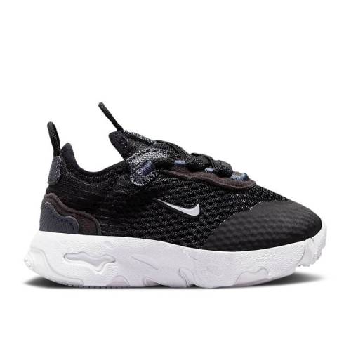 スニーカー ナイキ White リアクト Nike 黒色 ファッション カジュアル ブラック Black 灰色 灰色 グレー ナイキ 白色 ホワイト Black ベビー Nike React Live Td Black Dark Smoke Grey White スニケス