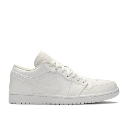 【 AIR JORDAN JORDAN 1 LOW 'TRIPLE WHITE' / WHITE WHITE WHITE 】 ナイキ 白色 ホワイト エアジョーダン スニーカー メンズ|スニケス