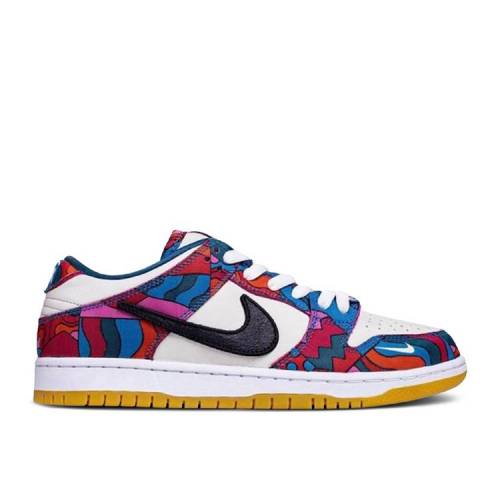 【 NIKE PARRA X DUNK LOW PRO SB \u0027ABSTRACT ART\u0027 / FIRE PINK GYM RED MOCHA WHITE 】 ダンク 労働者階級 エスビー たき火 サクラ色 赤 赤いこと 白いこと 白いこと ダンクロー スニーカー メンズ ナイキ