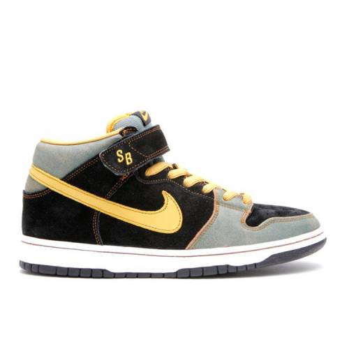 【 NIKE DUNK MID PREMIUM \u0027ASBURY PARK\u0027 / ISLAND TEAL HTR MINERAL YELLOW 】 ダンク ミッド 割り増し金 黄味がかった 黄み スニーカー メンズ ナイキ スニーカー-メンズ靴