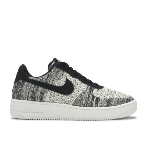 【 NIKE AIR FORCE 1 FLYKNIT LOW 2.0 'OREO' / BLACK PURE PLATINUM BLACK WHITE 】 フライニット 黒色 ブラック ピュア プラチナム 白色 ホワイト エアフォース スニーカー メンズ ナイキ