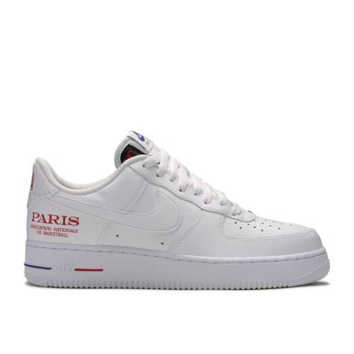 【 NIKE NBA X AIR FORCE 1 LOW PARIS GAME 2020 / WHITE UNIVERSITY RED RUSH BLUE 】 ゲーム 白色 ホワイト 赤 レッド ラッシュ 青色 ブルー エアフォース スニーカー メンズ ナイキ