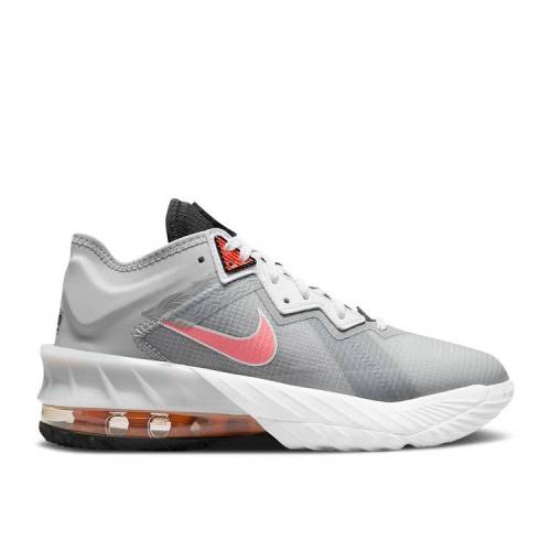 【 NIKE SPACE JAM X LEBRON 18 LOW GS 'BUGS MARVIN' / LIGHT SMOKE GREY BLACK WHITE 】 ジャム レブロン 灰色 グレー 黒色 ブラック 白色 ホワイト スペースジャム スニーカー ジュニア キッズ メンズ ナイキ