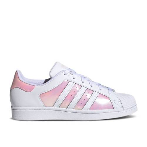 【 ADIDAS WMNS SUPERSTAR 'WHITE CLEAR PINK' / CLOUD WHITE CLOUD WHITE CLEAR 】 アディダス スーパースター 白色 ホワイト スニーカー レディース