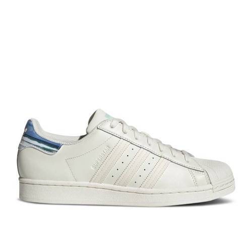 【 ADIDAS SUPERSTAR 'SEAVIEW' / OFF WHITE CREAM WHITE CLEAR MINT 】 アディダス スーパースター 白色 ホワイト クリーム スニーカー メンズ｜スニケス