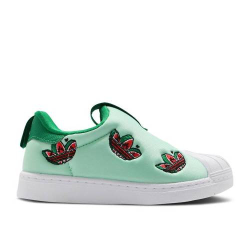 【 ADIDAS SUPERSTAR 360 INFANT 'WATERMELON' / CLEAR MINT FOOTWEAR WHITE 】 アディダス スーパースター 白色 ホワイト ベビー