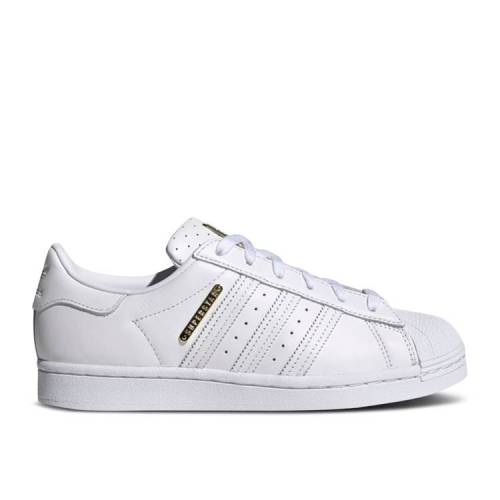 【 ADIDAS WMNS SUPERSTAR 'BADGE OF GOLD' / CLOUD WHITE CLOUD WHITE GOLD 】 アディダス スーパースター 白色 ホワイト ゴールド スニーカー レディース