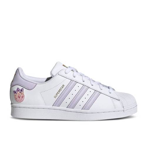 【 ADIDAS WMNS SUPERSTAR \u0027WHITE PURPLE TINT\u0027 / CLOUD WHITE PURPLE TINT MATTE 】 アディダス はやりっ児 紫 パープル 白いこと 白いこと スニーカー レディース