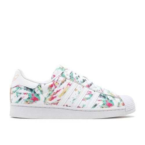 【 ADIDAS SUPERSTAR 'WATERCOLOR' / CLOUD WHITE HAZY ORANGE HI RES 】 アディダス スーパースター 白色 ホワイト 橙 オレンジ スニーカー メンズ|スニケス