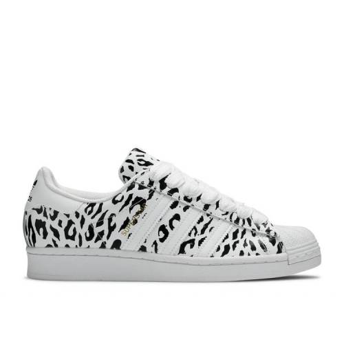 【 ADIDAS WMNS SUPERSTAR 'CHEETAH PRINT' / CLOUD WHITE CORE BLACK GOLD 】 アディダス スーパースター 白色 ホワイト コア 黒色 ブラック ゴールド スニーカー レディース｜スニケス
